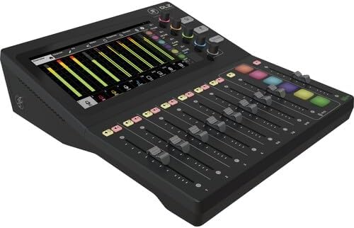 Mackie DLZ Creator Adaptive Digital Mixer with Mix Agent Technology Bundle with Polsen HPC-A30-MK2 Closed-Back Studio Monitor Headphones and 4x XLR-XLR cable