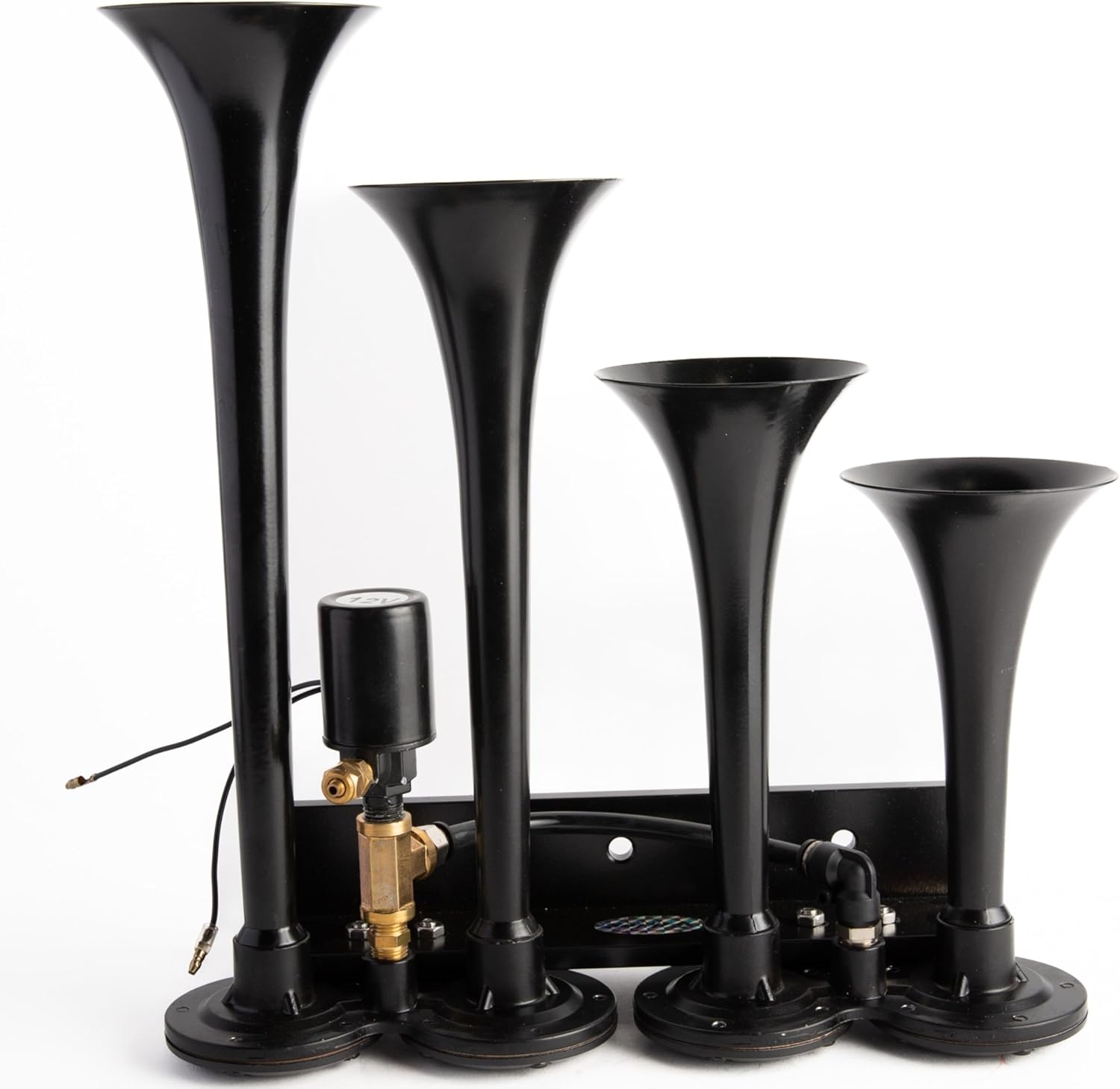 Four trumpet loud horn V003A/V003AB (Black)