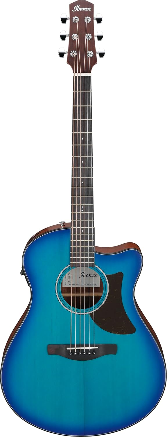 Ibanez AAM50CE Advanced Acoustic Auditorium Acoustic-electric Guitar - Sapphire Blue Burst