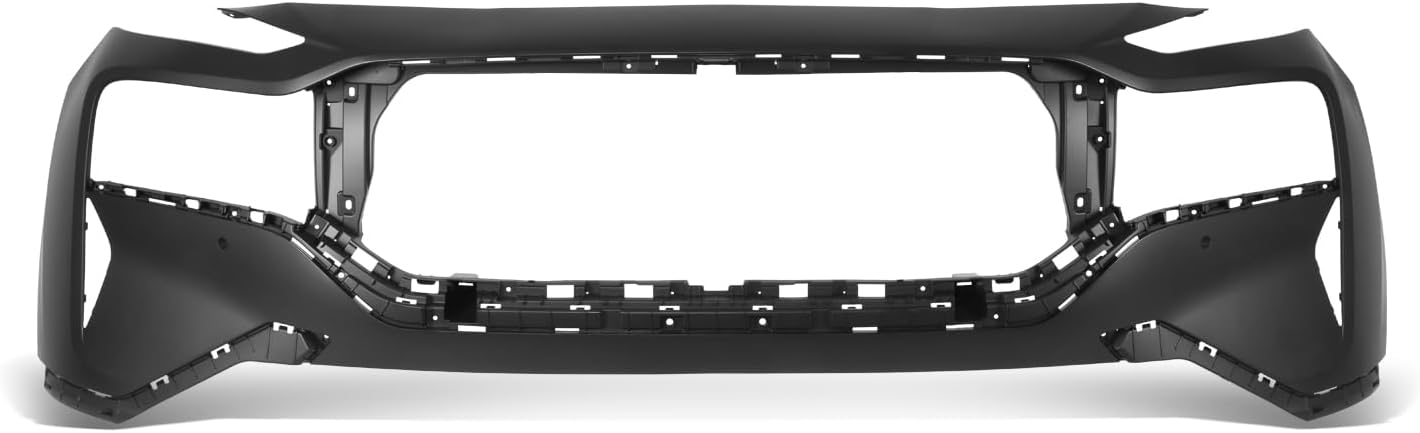 DNA MOTORING Front Bumper Cover Compatible with Hyundai Santa Fe 2021-2023, with Parking Aid Sensor Holes, OEM-BUMP-HY1014105, 86510-S2550