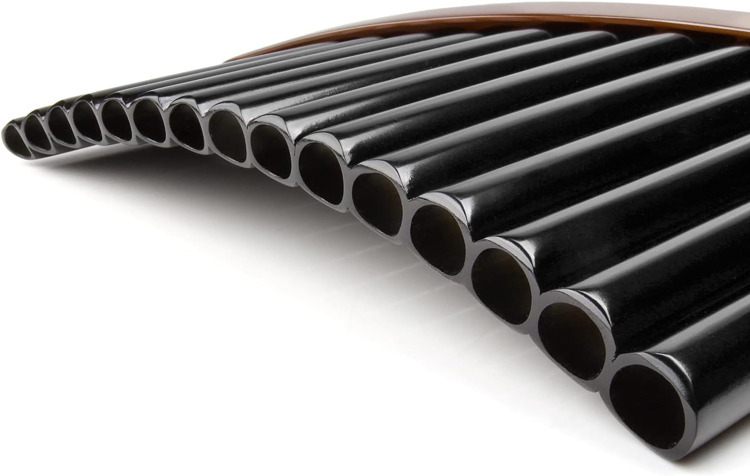 15 Pipes Pan Flute G Key Pan Pipes Woodwind Instrument Traditional Musical Instrument Bamboo Pan flute (Right Hand)
