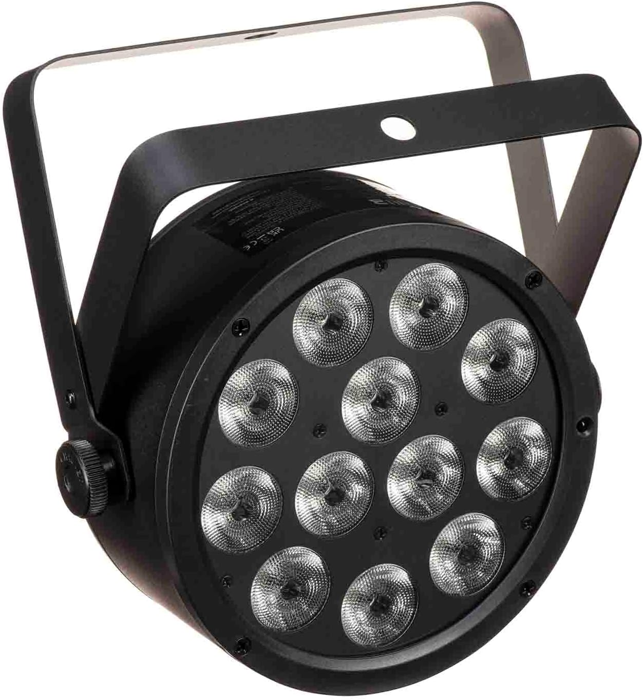 Low-profile, high-output tri-color (RGB) LED Par compatible with ILS