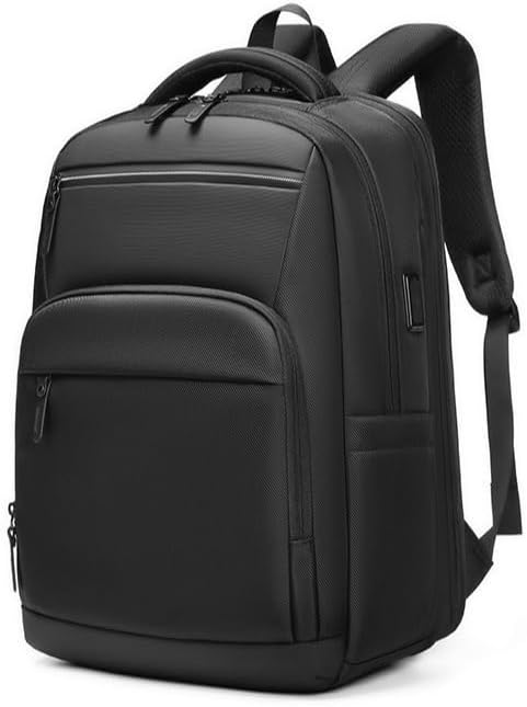 Waterproof Anti-Theft Laptop Backpack Flight Approved Daypack for Men and Women Computer Bag Gift Box (Black)