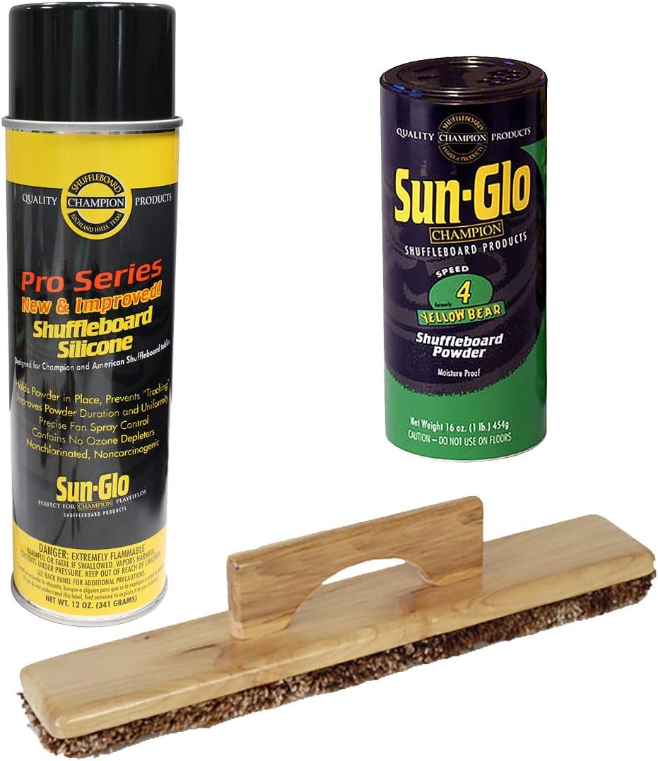 Sun-Glo 1 Can #4 Yellow Bear Wax, Sweep, Silicone Spray