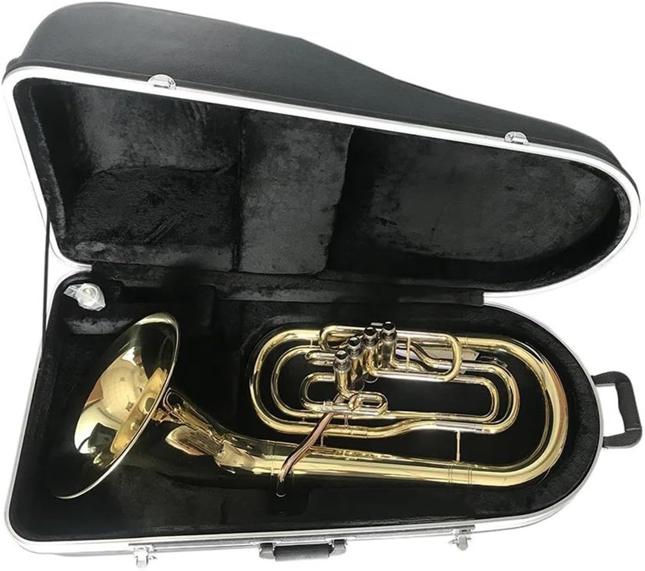 Beginner euphonium Gold 4 Pistons Marching Instrument Euphonium Canvas Box