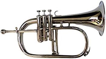 CHRISTMAS GIFT SHREYAS FLUGELHORN CHROME BB PITCH W HARDCASE MP FLUGLEHORN