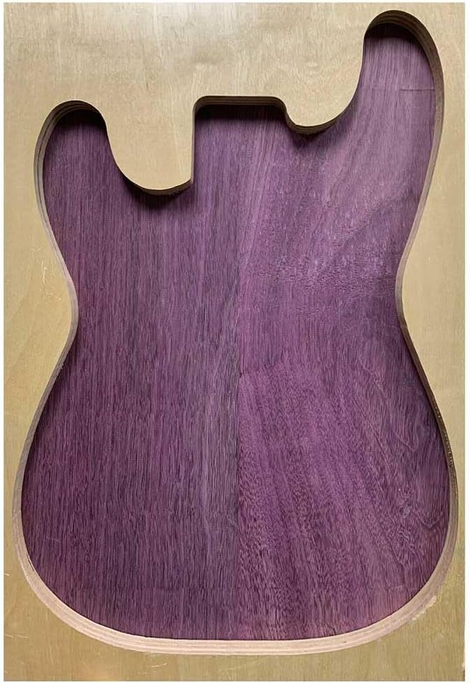 Exotic Wood Zone | Purpleheart Electric/Bass Musical Guitar | Luthier Tonewood Body Blanks | 21