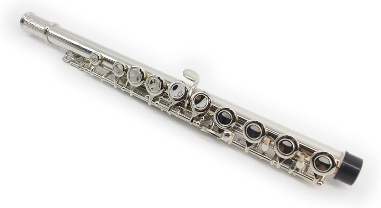 Flutes 16 Holes Key of C Flute Cupronickel Nickel Plated Woodwind Music Instrument Dizi with Case