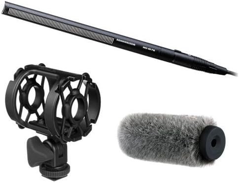 Sennheiser MKH 416-P48 Short Shotgun Interference Tube Mic & Fur Windshield Deluxe Kit