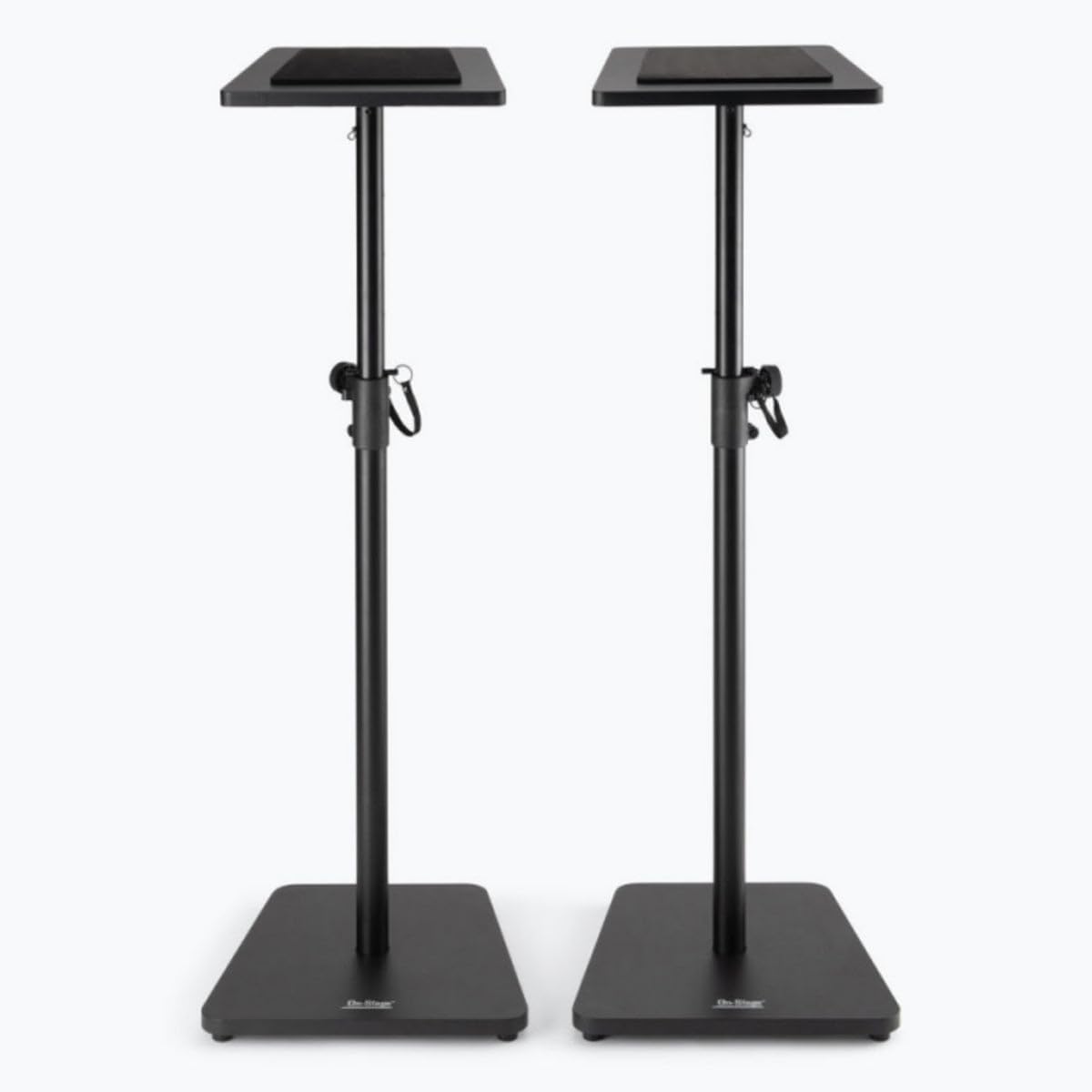 On-Stage SMS7500B Wood Studio Monitor Stands, Pair, Black