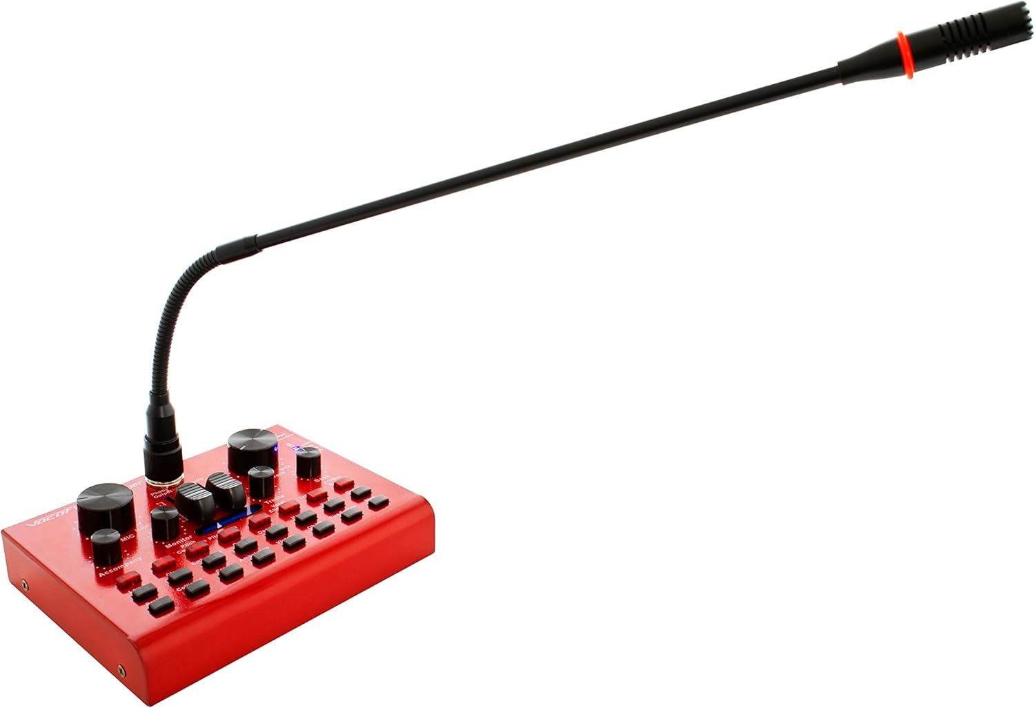 VocoPro Portable Studio, USB Audio Interface with Microphone, for Recording and Streaming. (Streamer-Desktop)