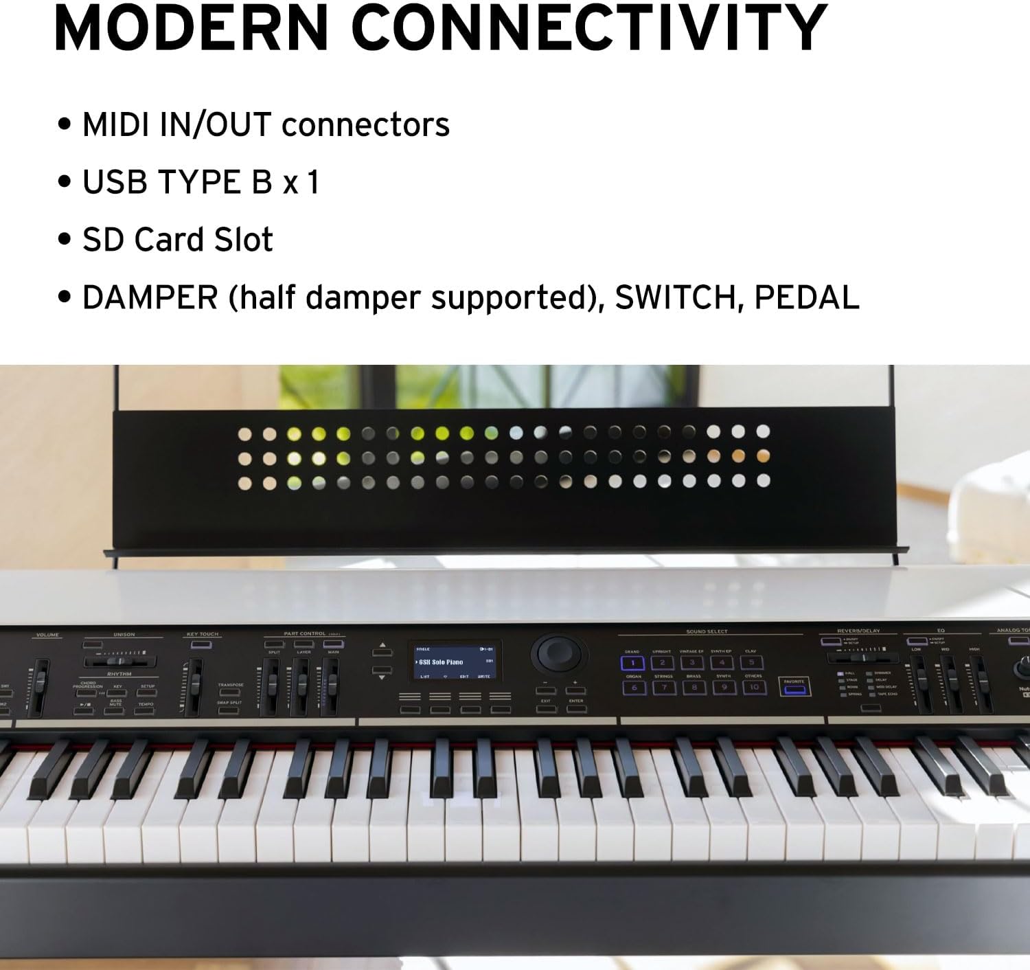 Korg Grandstage X 88-key Digital Piano with Real Weighted Hammer Action