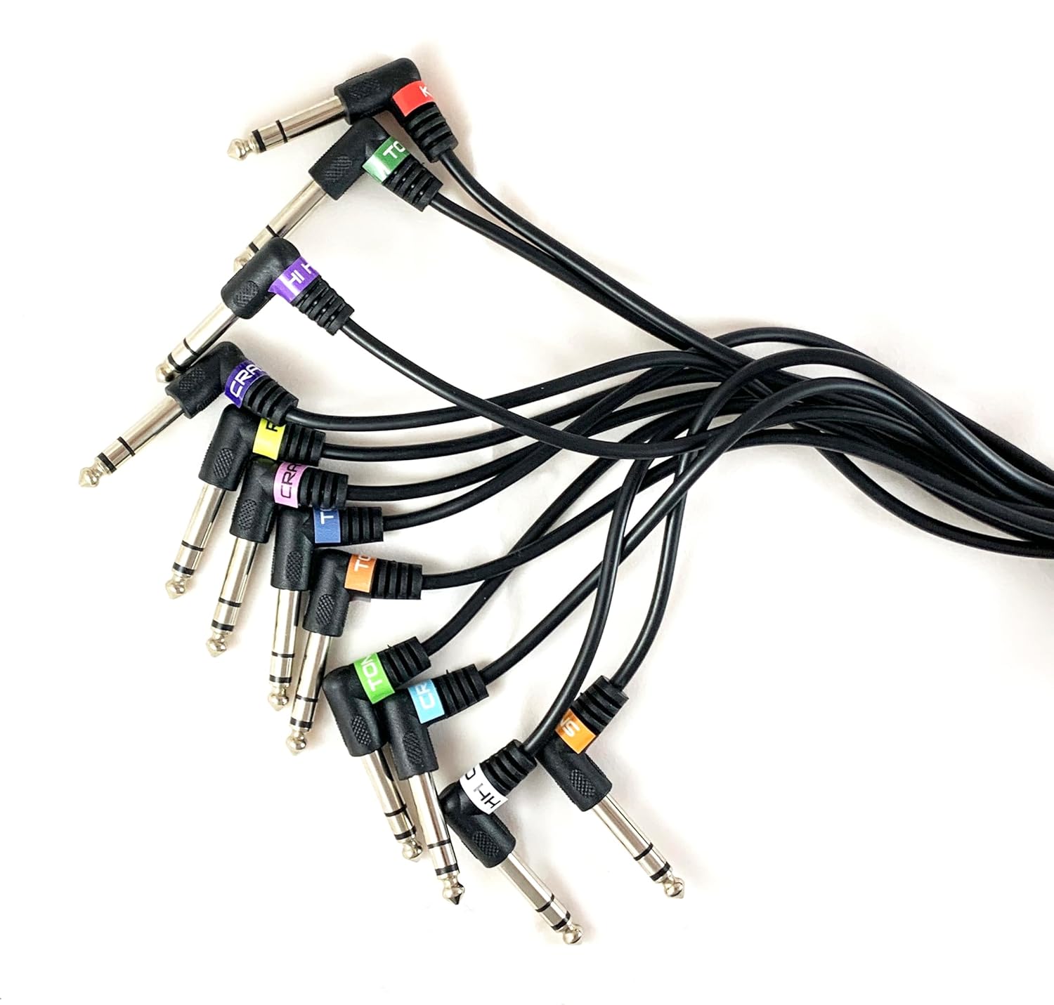 Silverline 12 Cable Snake Harness Kit Replacement for Roland TD-3, TD-6, TD-6V, TD-8, TD-10, TD-12, TD-20, TD-30, TD-50/TD-50X Drum Kits