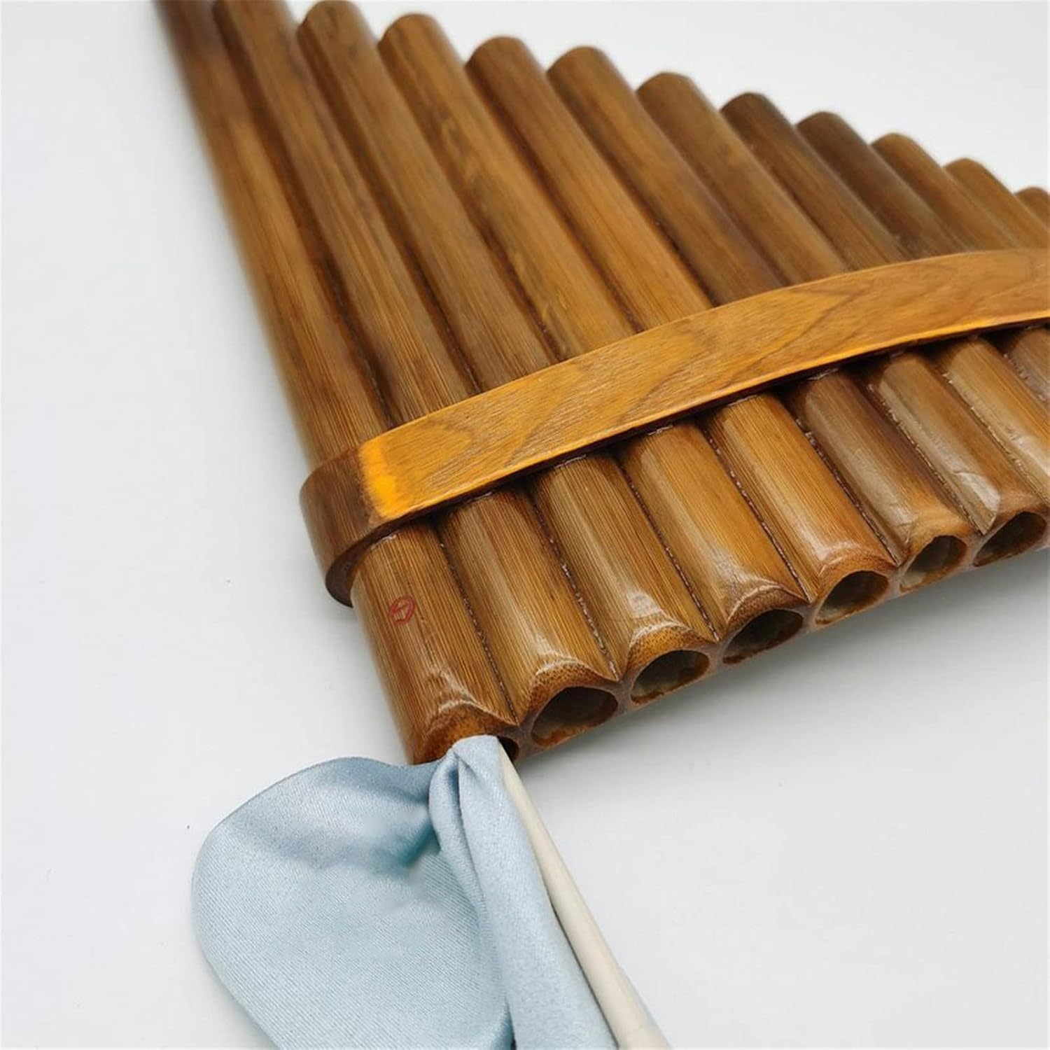 PanPipes Woodwind Instrument Right Left Hand Adjust Pan Flute C Key Pan Pipes Handmade (Color : B)