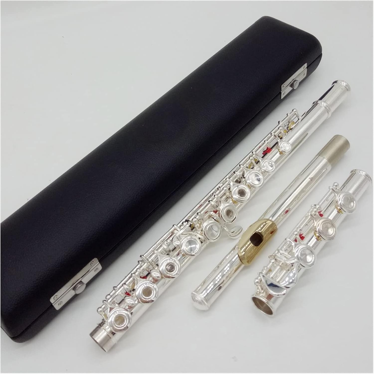 Flutes Musical Instrument Silver Plated 17 Open Holes C Tone Flute Gold Plated Lip Plate Flutes with E Mechanism Woodwind Instrument