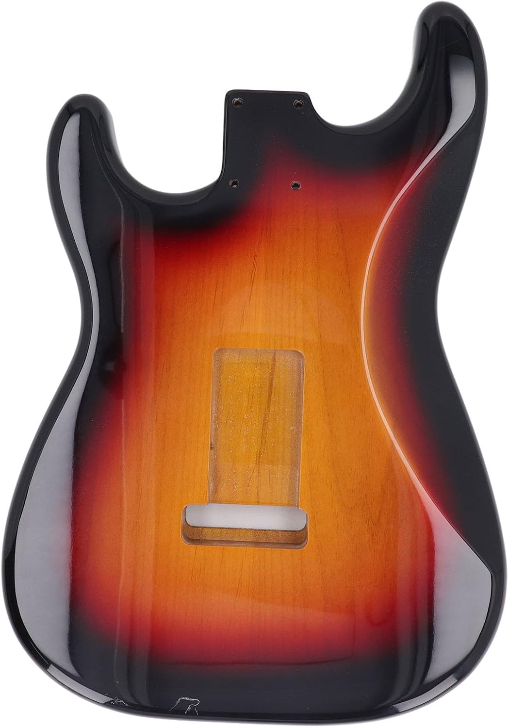 Electric Guitar Body, Solid Alder Wood Electric Guitar Body SSS High Gloss Finish for ST (GSB13ST Color Block