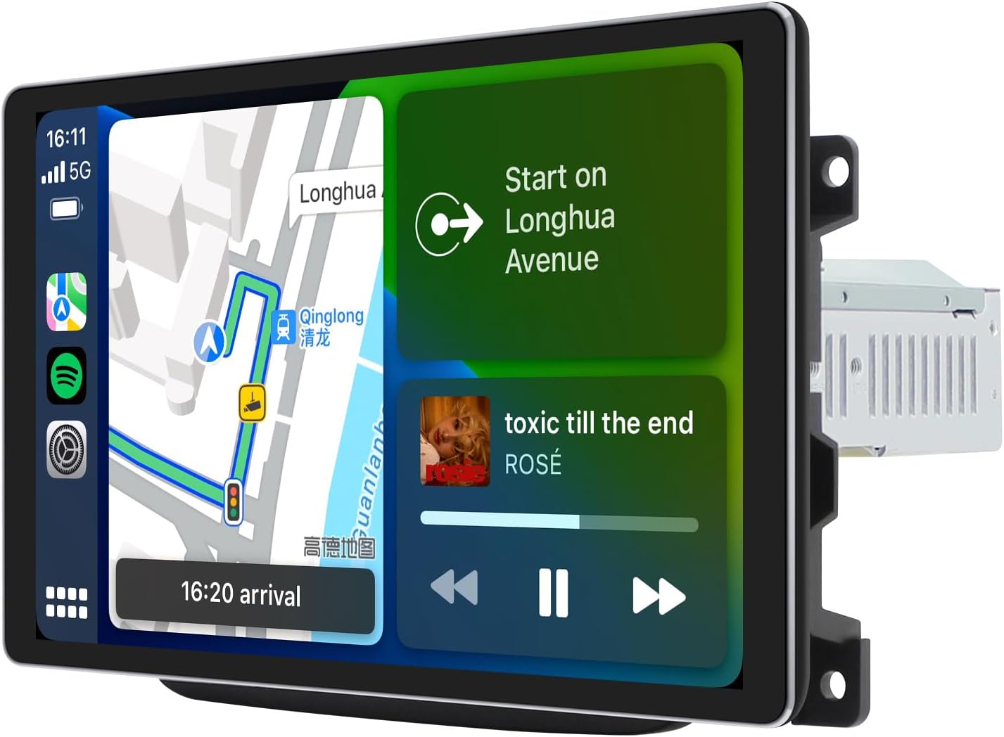 Joying Car Radio for Dodge RAM 1500/2500/3500 2013-2018 Upgrade, Android 13 Head Unit 10.1 Inch IPS Touchscreen Stereo 4GB+64GB with CarPlay & Android Auto, Mirror Link, AM/FM(JY-RC732T4)