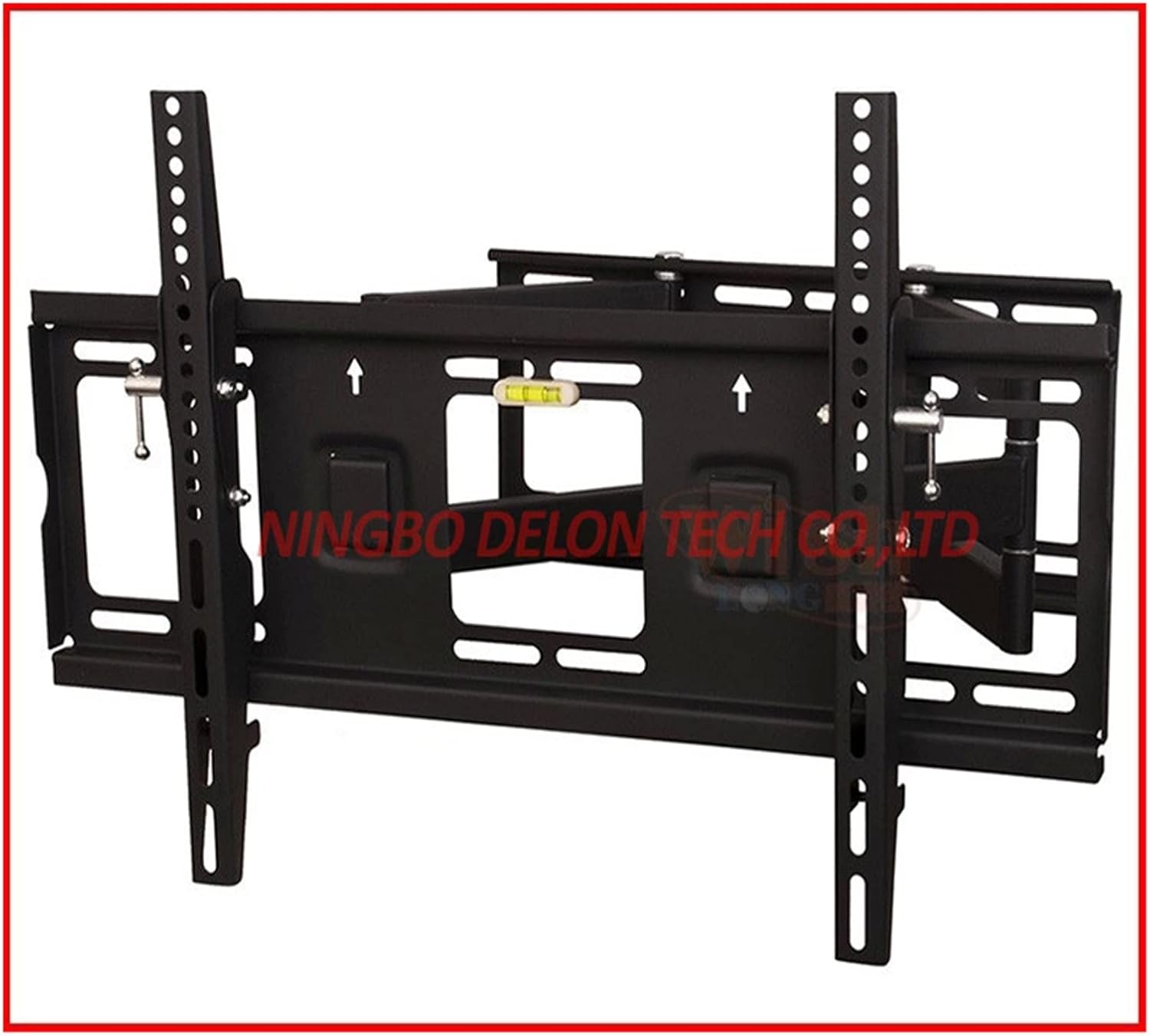 Full Motion TV Wall Mount Bracket, Heavy Duty Retractable Swing Arm, Supports Large Screens Up to 85kg, Perfect for Living Room or Office Setup