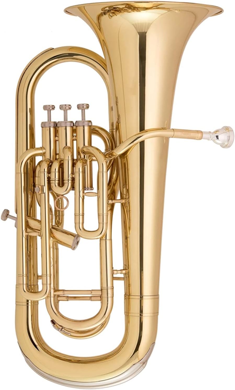 High Grade Gold Lacquer Tone Bb Euphonium 3+1 Piston Student Euphonium