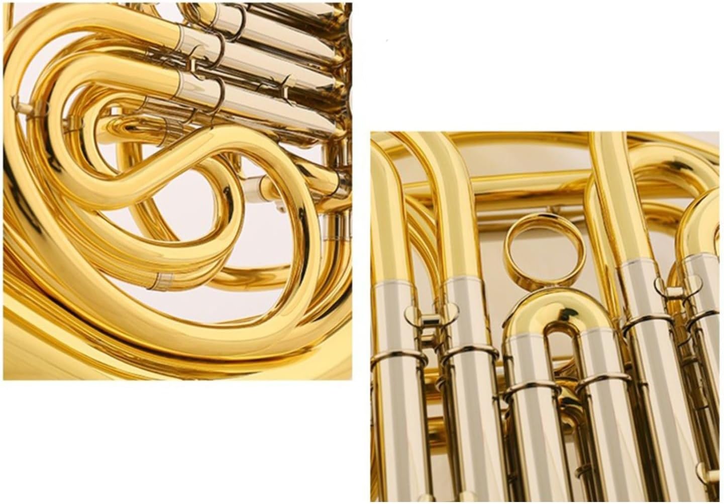 F Key Professional Double Row 4 Key French Horn