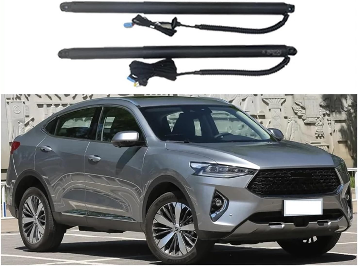 Car Electronics Tailgate Smart Electric Accessories Tail Gate Lift Compatible with Haval F7X 2019+ Trunk Spring Foot Sensor(with Kick Senor)