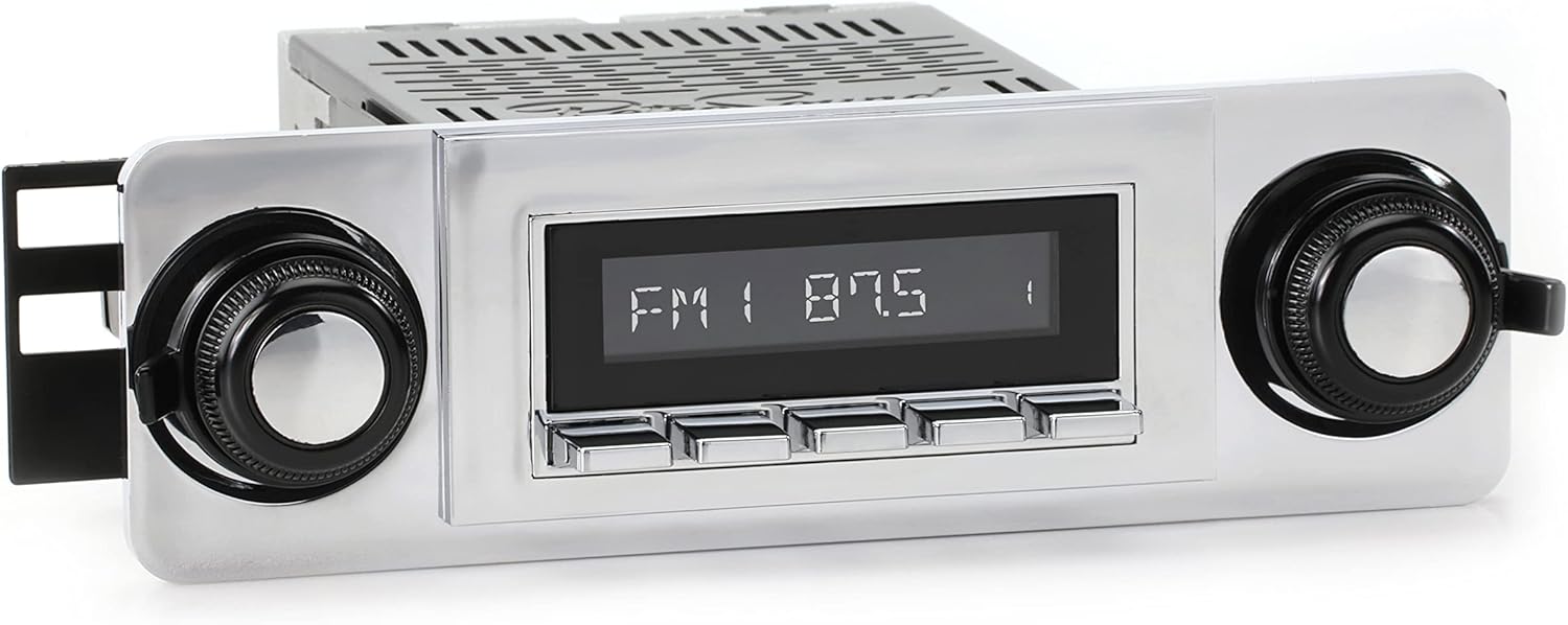 RetroRadio Compatible with 1970-72 GMC Jimmy Features Include Bluetooth, HD, SiriusXM Ready, AM/FM LC-M4-119-23-93G1