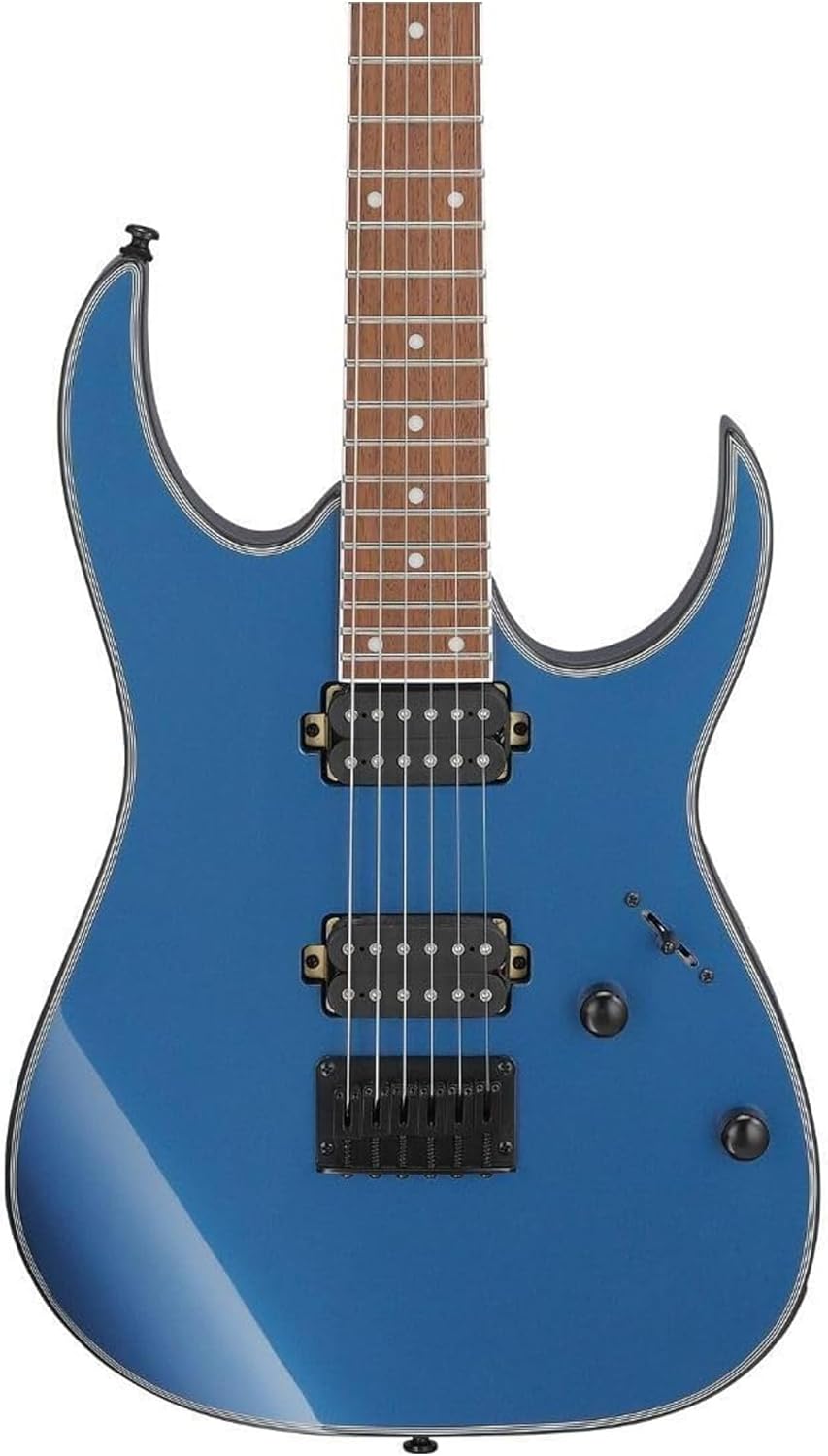 Ibanez RG421EX Standard Series Electric Guitar - Prussian Blue Metallic Bundle with Gig Bag, Tuner, Cable, Strap, Austin Bazaar Instructional DVD, and Polishing Cloth