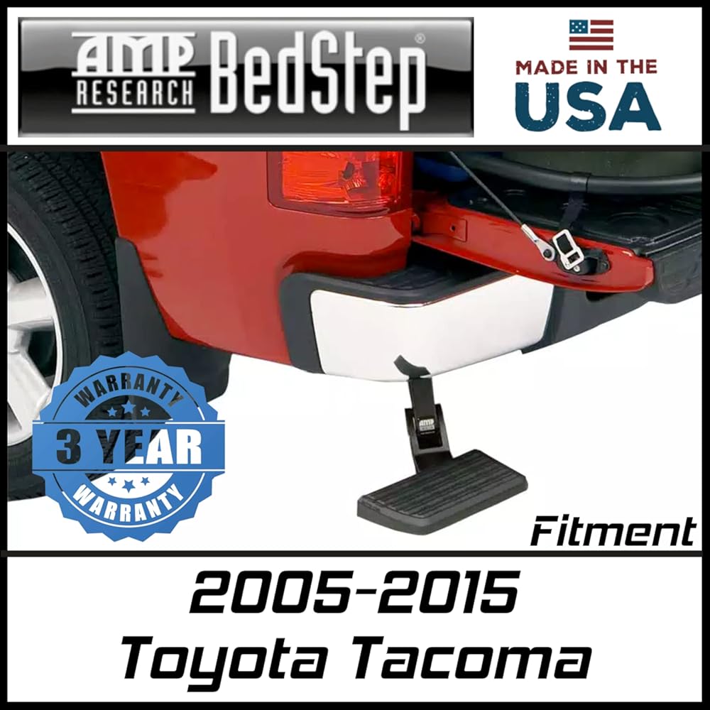 RealTruck AMP Research BedStep | 75307-01A | Fits 2005 - 2015 Toyota Tacoma