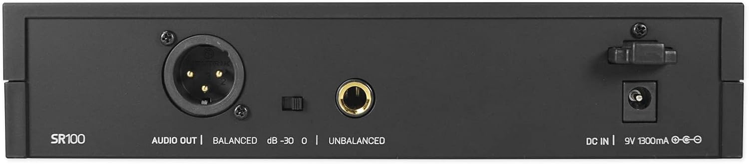 AKG DMS100 4-Channel Digital Handheld Wireless Microphone System 2.4GHZ Bundle with Rockville PRO-M50 Studio Headphones w/Detachable Coil Cable, Case with Extra Ear Pad