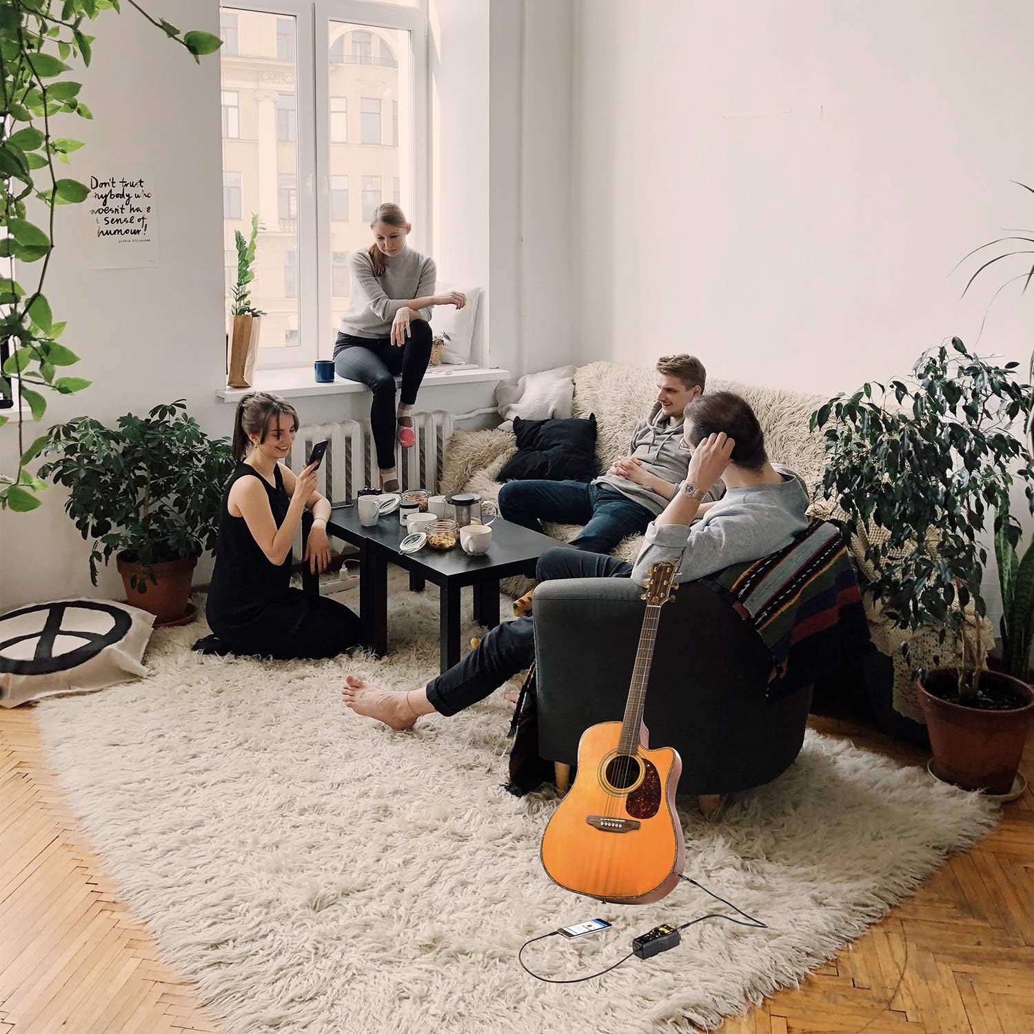 Lightning Microphone Preamp Compatible with iPhone 11 X 8 7 6 Vlog, Saramonic 2-Channel Lightning Mic XLR & 6.3mm Guitar Interface for iPad iPod, iOS Smartphone Tablet YouTube Video