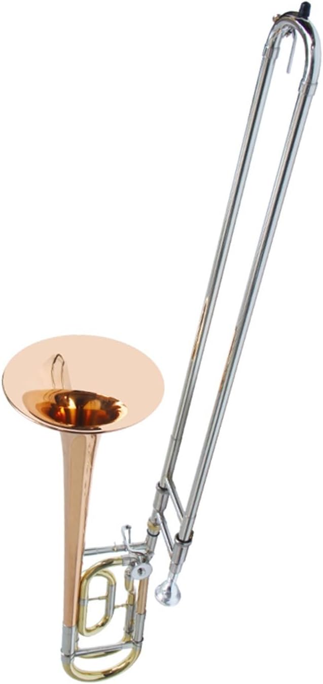 Adult Trombone Instrument Beginner Professional Tenor B Flat To F Key Trombone White Copper String Instrument