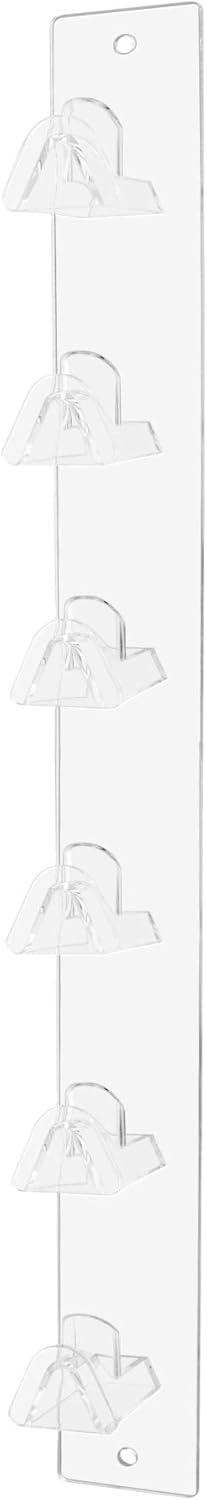 Marketing Holders 4 Pack Hanging Eyewear Sunglasses Holder 6 Pair Wall Mount with Hardware Pharmacies Supermarkets Gift Shops Beach Wear Easy Access Clear Acrylic