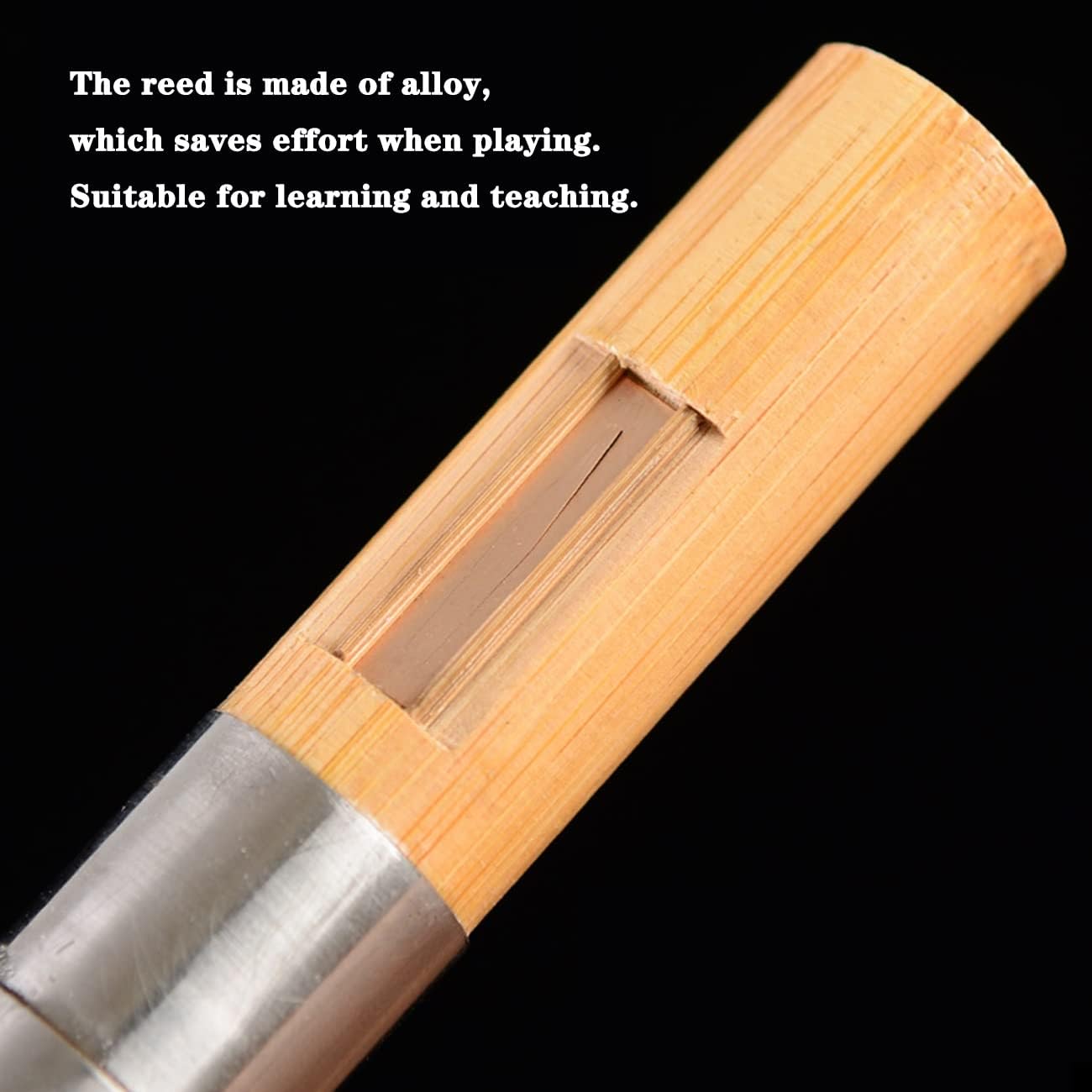 Bamboo Cucurbit Flute Hulusi Practice Teaching Instrument Children and Adults Learn to Play The Cucurbit Flute National Wind Instrument Flute Gift (Color : Brown, Size : Small D-Key)