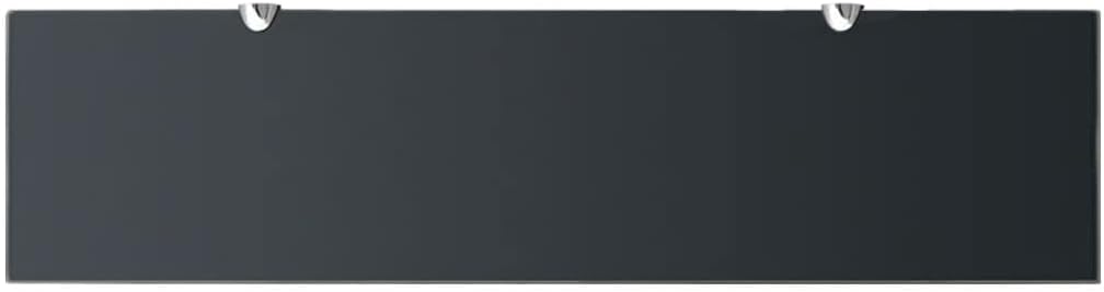 Floating Shelves 2 pcs,Wall Storage Shelves, Wall Mounted Shelf Organizer Unit Display Shelf,for Living Room, Bedroom, Kitchen, Bathroom,Office,Tempered Glass 31.5