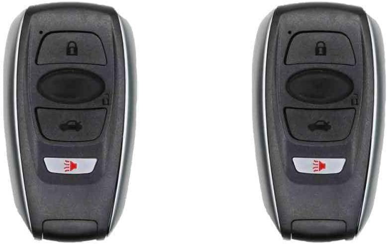 Replacement Smart Key Fob for Subaru Impreza 2022 FCC 2AOKM-SB4 Part Number 88835FL032 88835FL031 88835FL030 88835-FL03C 88835-FL03B 88835-FL03A Pack of 2