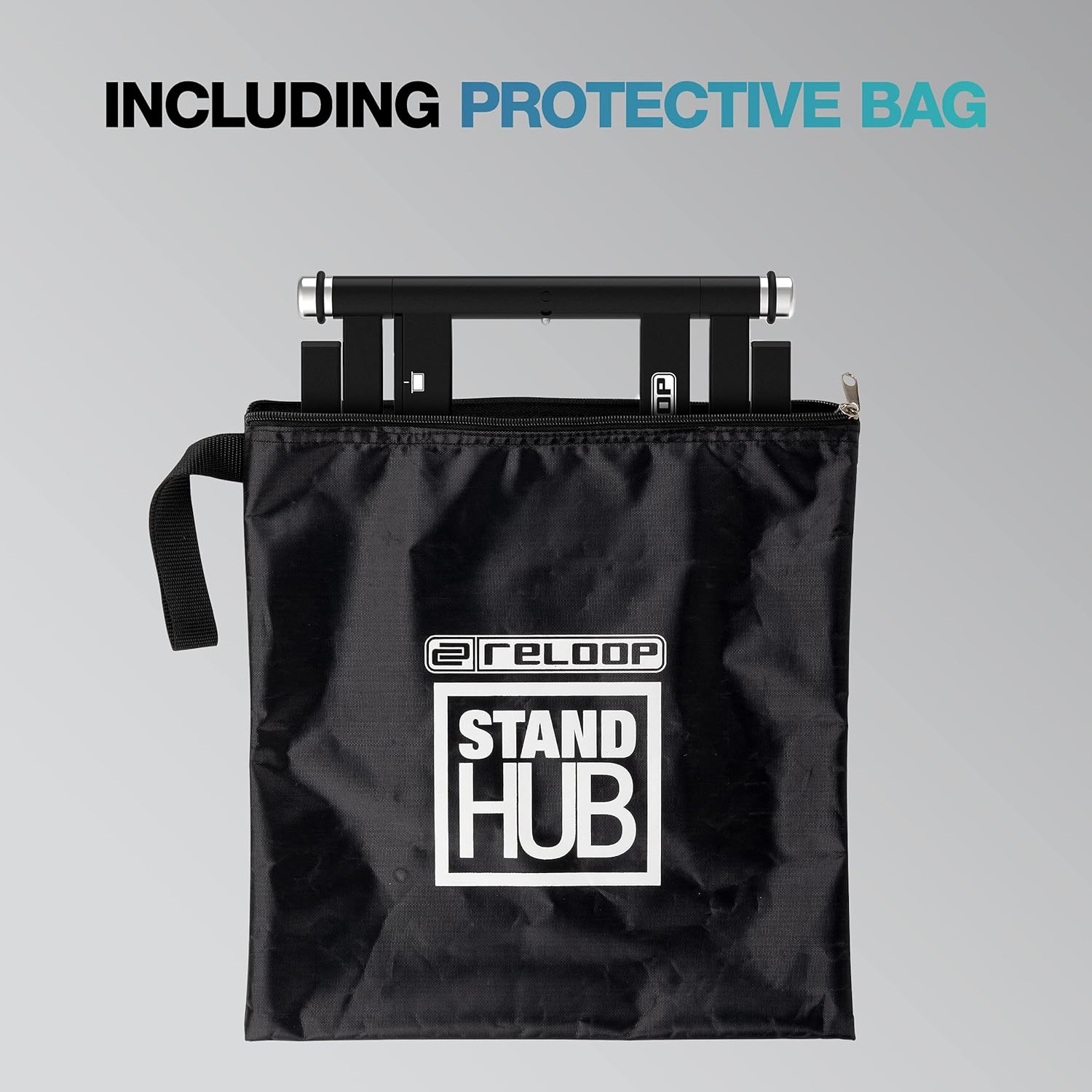 Reloop Advanced Laptop Stand with USB-C PD Hub (AMS, black (AMS-STAND-HUB)