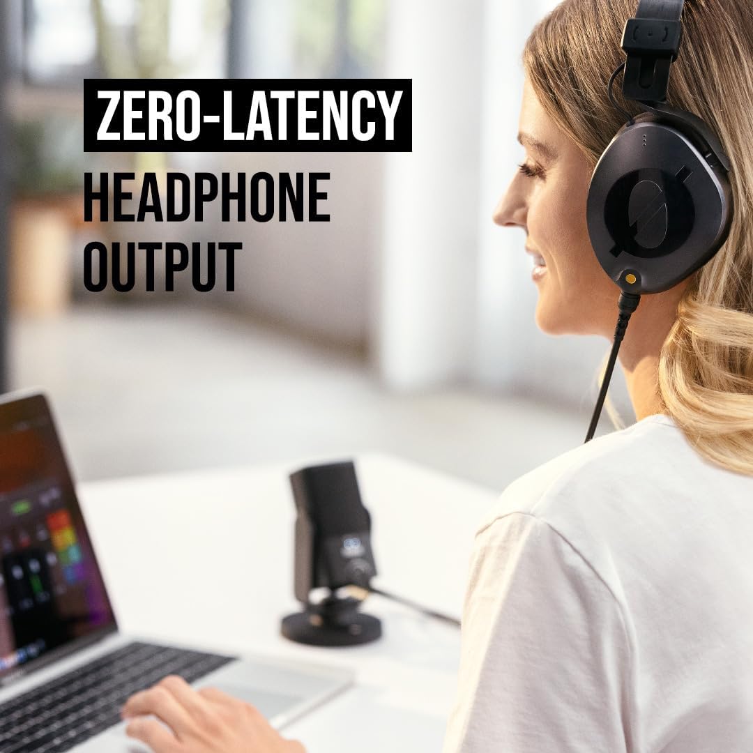 RØDE NT-USB Mini Versatile Studio-quality Condenser USB Microphone with Free Software for Podcasting, Streaming, Gaming, Music Production, Vocal and Instrument Recording,Black