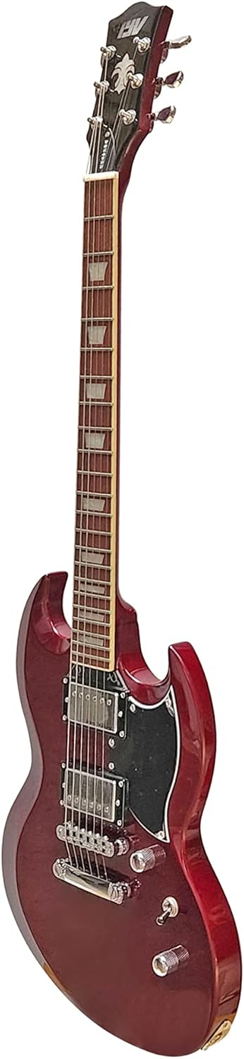 IYV IVS-300 CHERRY RED Solid-Body Electric Guitar, cherry Red