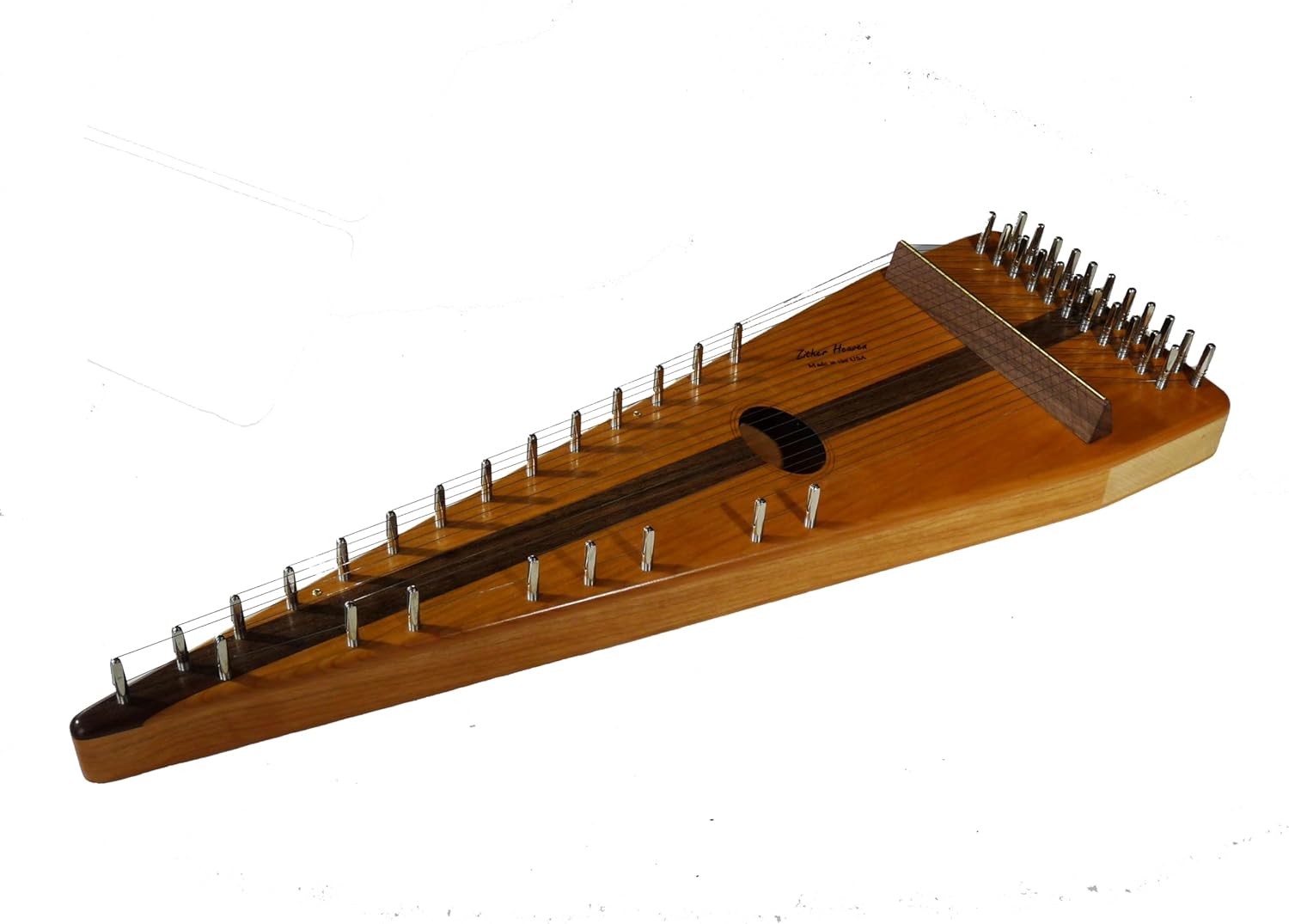 Bowed Psaltery Cherry with 22 strings and eliptical sound hole