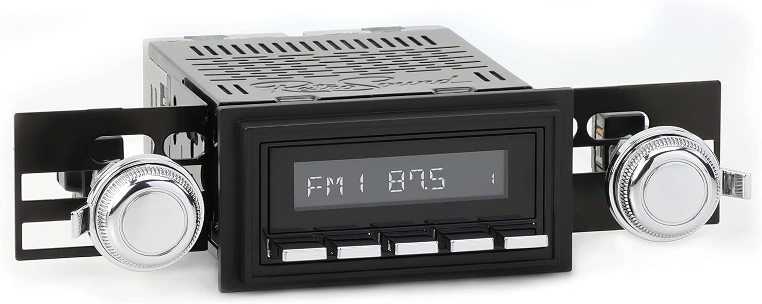RetroRadio Compatible with 1969-72 Ford LTD Features Include Bluetooth, USB, AM/FM HBC-M2-226-03P-73PF1