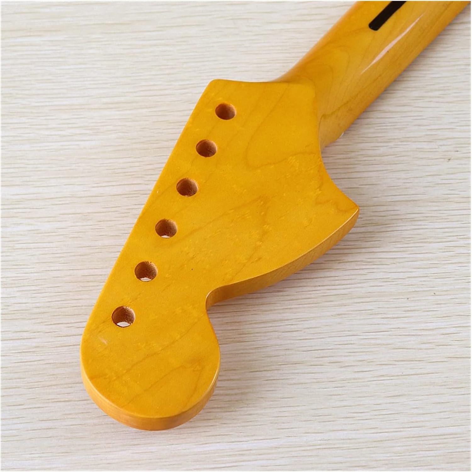Big Head Yellow Guitar Neck High Gloss 6 Strings Electric Guitar Neck 22 Frets Electric Guitar Neck