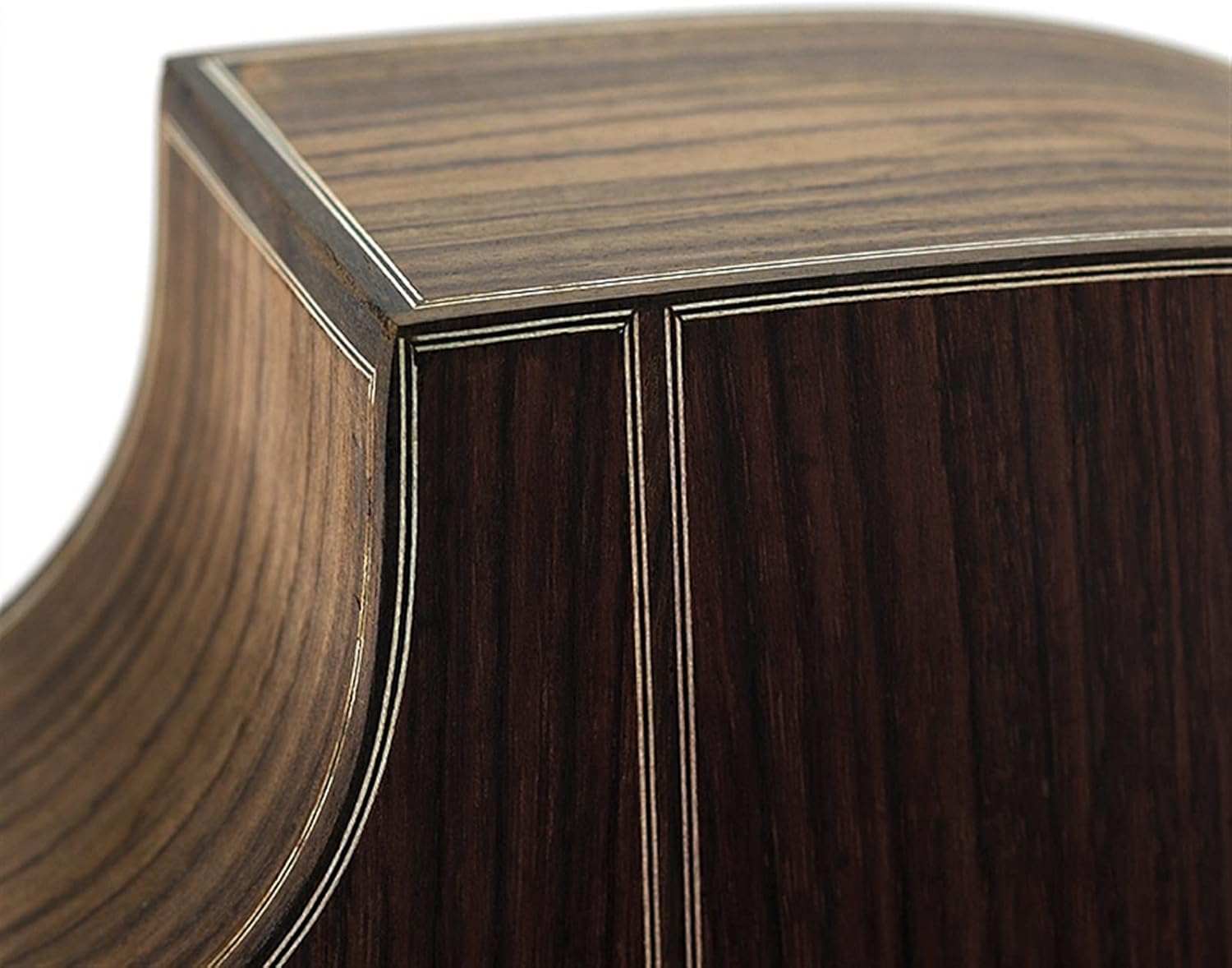 Folk Guitar Missing Corner Full Single Finished Barrel Combination Rosewood Spruce Veneer DIY Guitar Material Unfinished Guitar Body