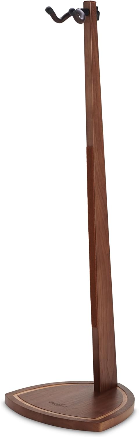 Bass Guitar Stand, Electric Bass Stand for Studio, Living Room, Handcrafted Electric Bass Guitar Stand, Wood Guitar Stand Floor for Electric Guitar, Bass Guitar, Banjo, Guitar Gifts for Men
