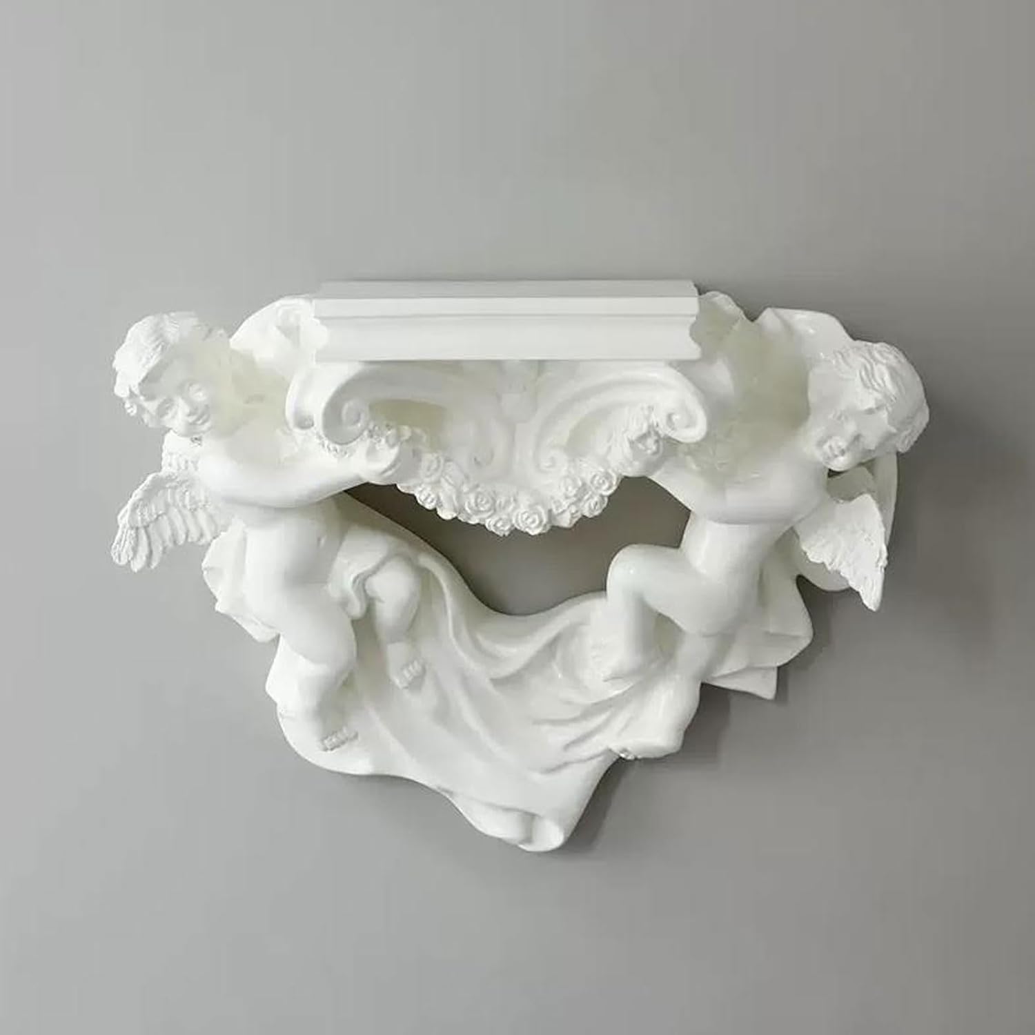 Floating Wall Shelves Modern Small Floating Shelf for Wall, Mini Wall Shelves Decor Plant Collectibles Display Mounted Kitchen Bathroom Bedroom Corner Decorative Storage Stand Rack Shelving Wall Mount