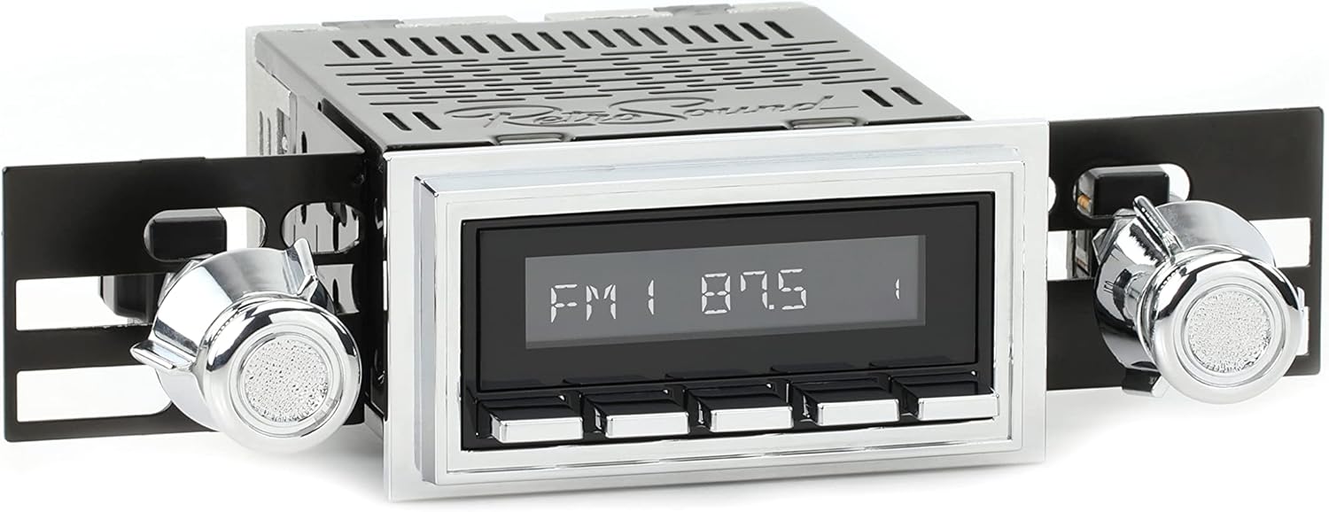 RetroRadio Compatible with 1969-72 Ford LTD Features Include Bluetooth, USB, AM/FM HBC-M2-126-05P-75PF1