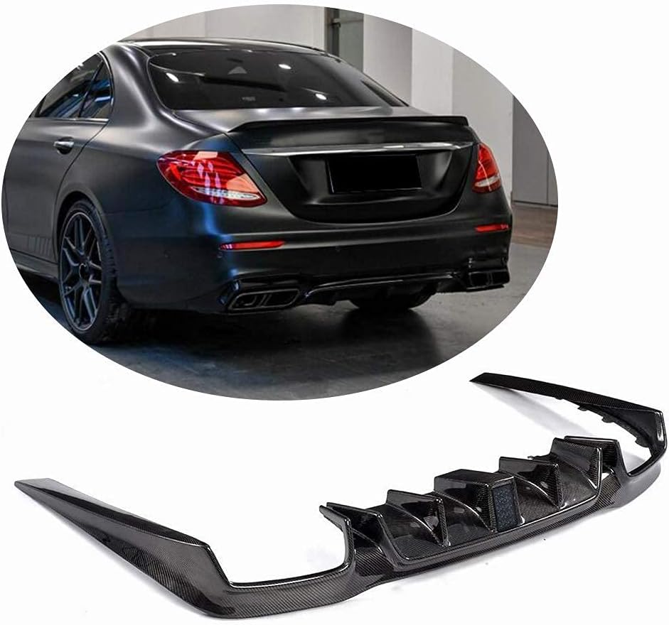 Carbon Fiber Car Rear Spoiler for Mercedes Benz W213 Pacchetto Sportivo E43 E63 AMG S Berlina, Trunk Roof Tail Window Top Wing Lip Tail Stem Strip, Styling Decoration Modification Accessories