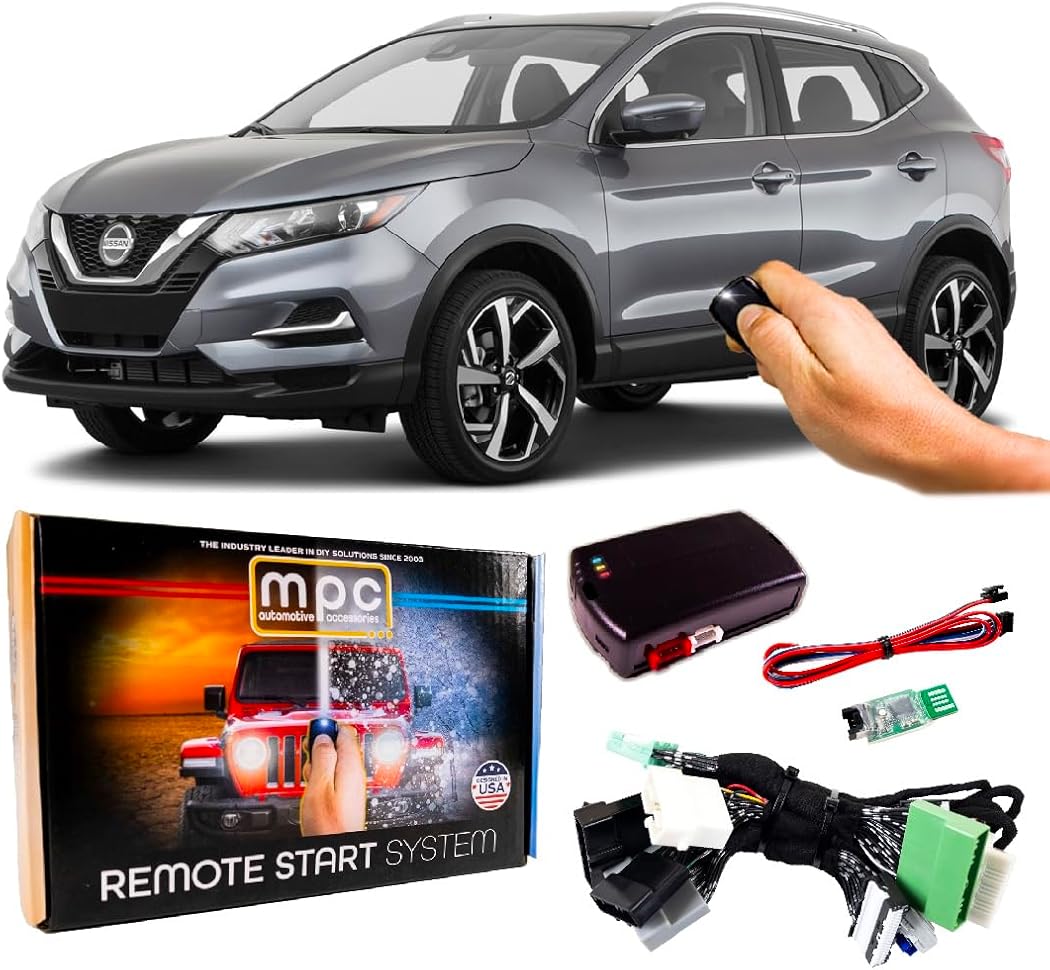 MPC OEM Remote Activated Remote Start Kit Compatible with 2017-2022 Nissan Rogue Sport Key-to-Start