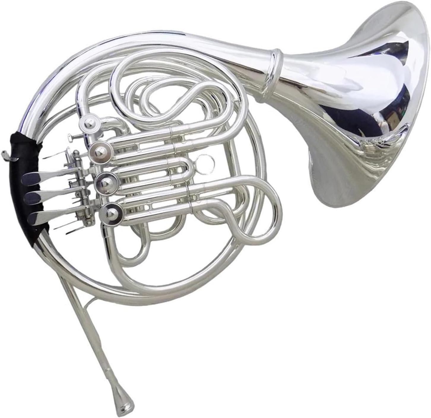 Brass French Horn F/Bb Double French Horn Musical Instruments Divided Silver Plated With Case Mouthpiece Copper Material