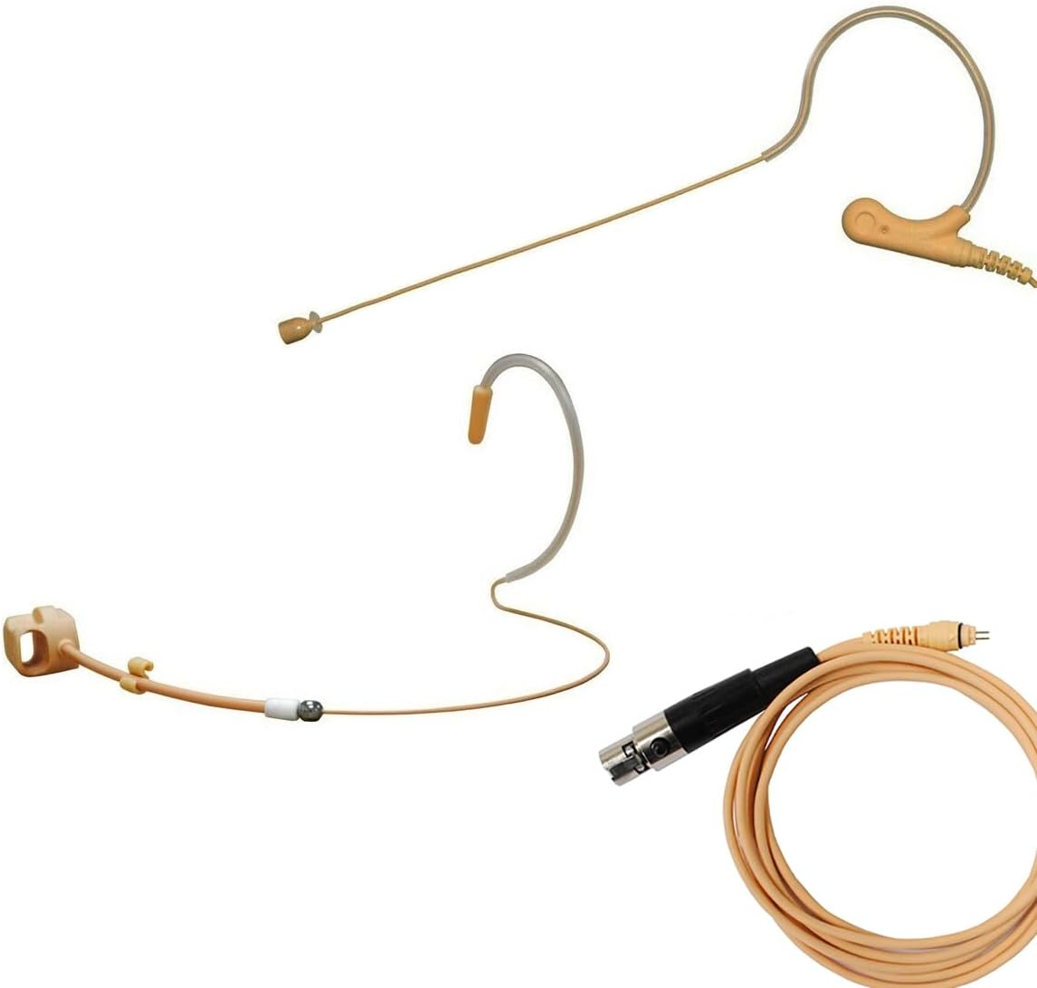 UVS70DR Earhook Headset Microphone with Bendable Boom (for Shure with Frame)