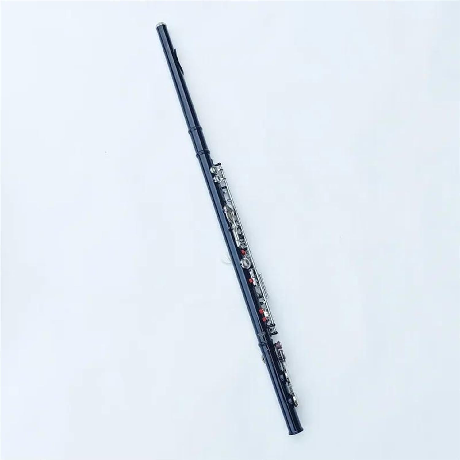 Flute Set Black 16 Closed Hole Flute Woodwind Instrument Plus E Key C Tone Nickel-Plated Keys